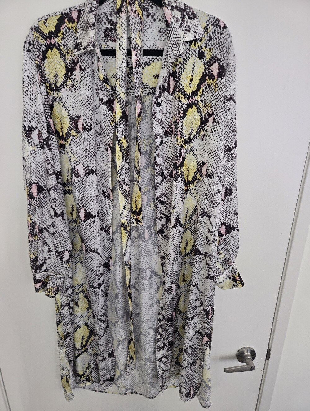 IMPERIAL KIMONO Snake-Print Lightweight Size OS